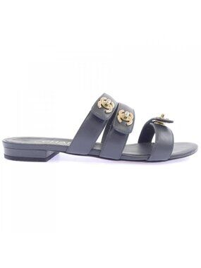 Chanel Sandals Gray